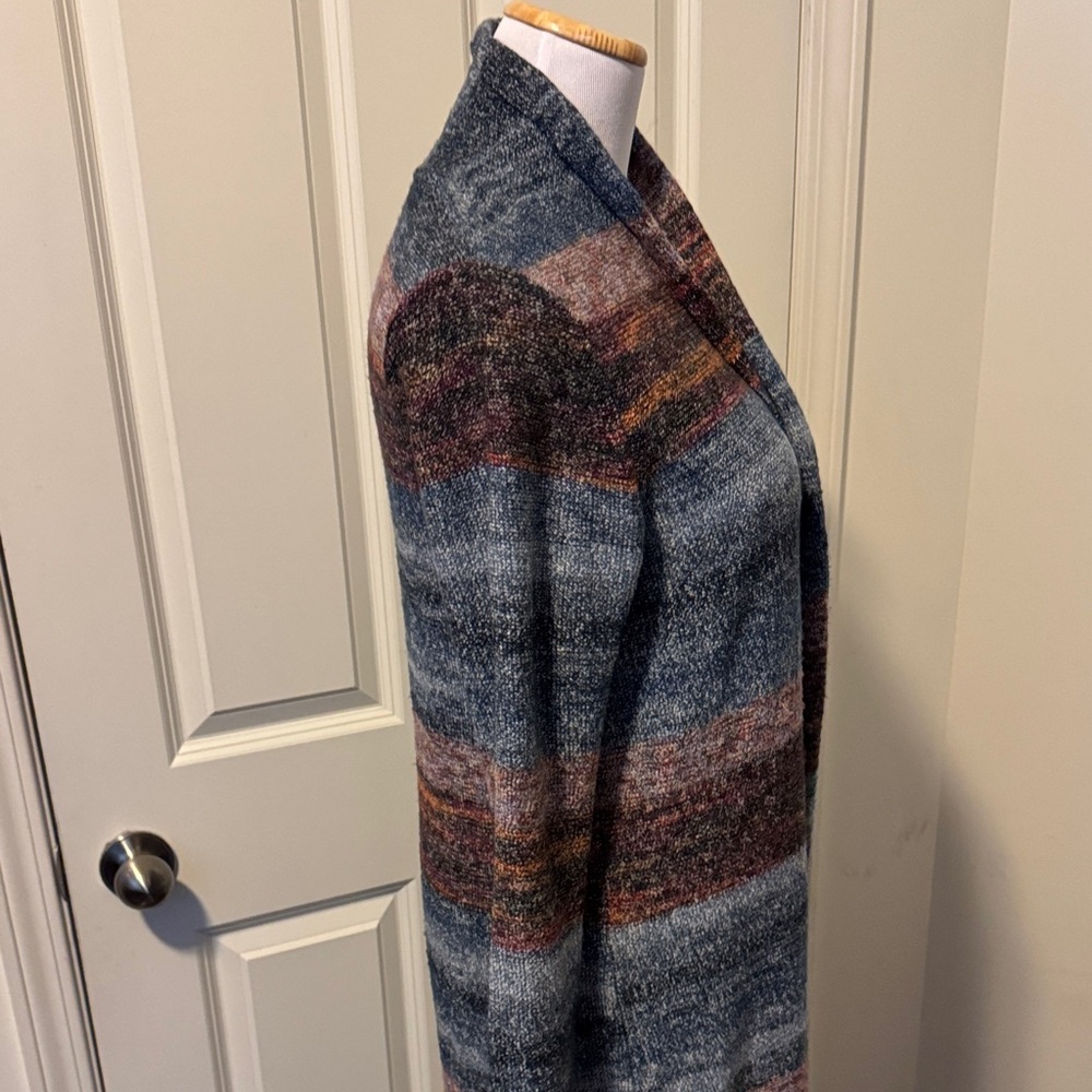 J. Jill Multicolor Long Sleeve Knit Open Front Cardigan - Picture 7 of 14